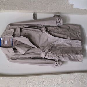 La Redoute Tan Stone Khaki Trenchcoat US size 4